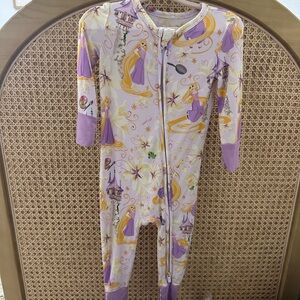 Posh Peanut Disney Princess Rapunzel Zip Pajamas
